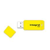 INTEGRAL Cl USB Non 16GB Jaune 2.0 - EcoTaxe comprise