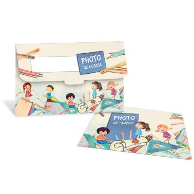 ENVELOPPE Scolaire ECOLE pour photo jusqu'au 20x30 - Lot de 100