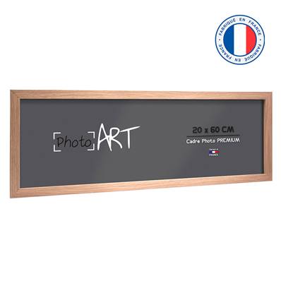 PHOTO ART PREMIUM Cadre bois 20X60 Chêne lot de 4