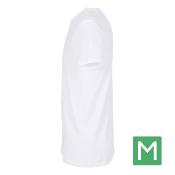 T-Shirt Blanc Homme Taille M prétraité pour impression DTG Lot de 10
