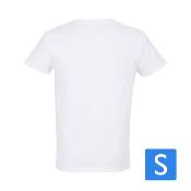 T-Shirt Blanc Homme Taille S prétraité pour impression DTG Lot de 10