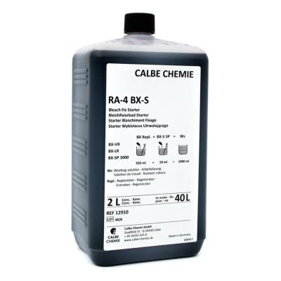 CALBE Chimie RA-4 Starter BX-S SP 2L pour faire 40L