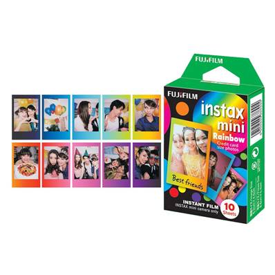 FUJIFILM Film Instax Mini Rainbow 10 Vues