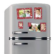 Cadres Magnétiques NOEL 5en1 pour photo 10x15 - Lot de 5