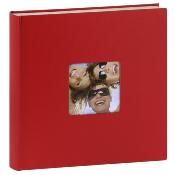 WALTHER Album traditionnel Fun 30x30cm 400 vues 10x15 Rouge Lot de 2