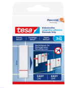 TESA Powerstrips Boite de 6 Languettes Adhésives  (charge de 1kg)