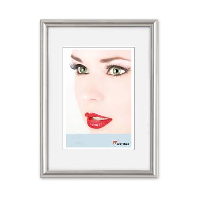 WALTHER Cadre plastique Galeria 10x15cm silver - Lot de 4