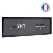 PHOTO ART PREMIUM Cadre bois 20x60 Noir lot de 4