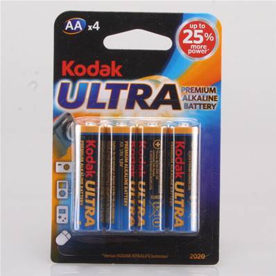 KODAK Piles Ultra Alcaline KAA/LR06 1,5V  x4 Vendu par 20