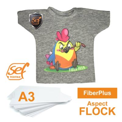SEF Film Thermocollant FiberPlus Aspect Flock - 50 feuilles A3