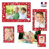 Cadres Magnétiques NOEL 5en1 pour photo 10x15 - Lot de 5