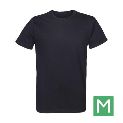 T-Shirt Noir Homme Taille M prétraité pour impression DTG Lot de 10